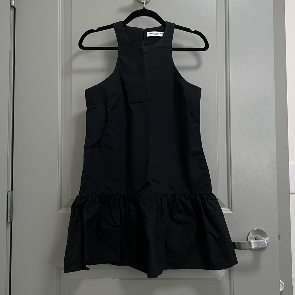 Amanda Uprichard black mini dress, size S